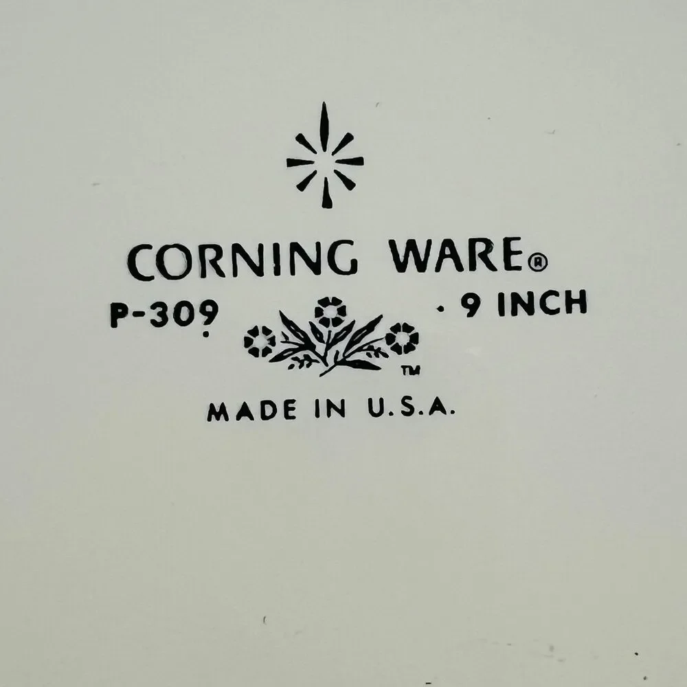 CORNING WARE Blue Cornflower 9